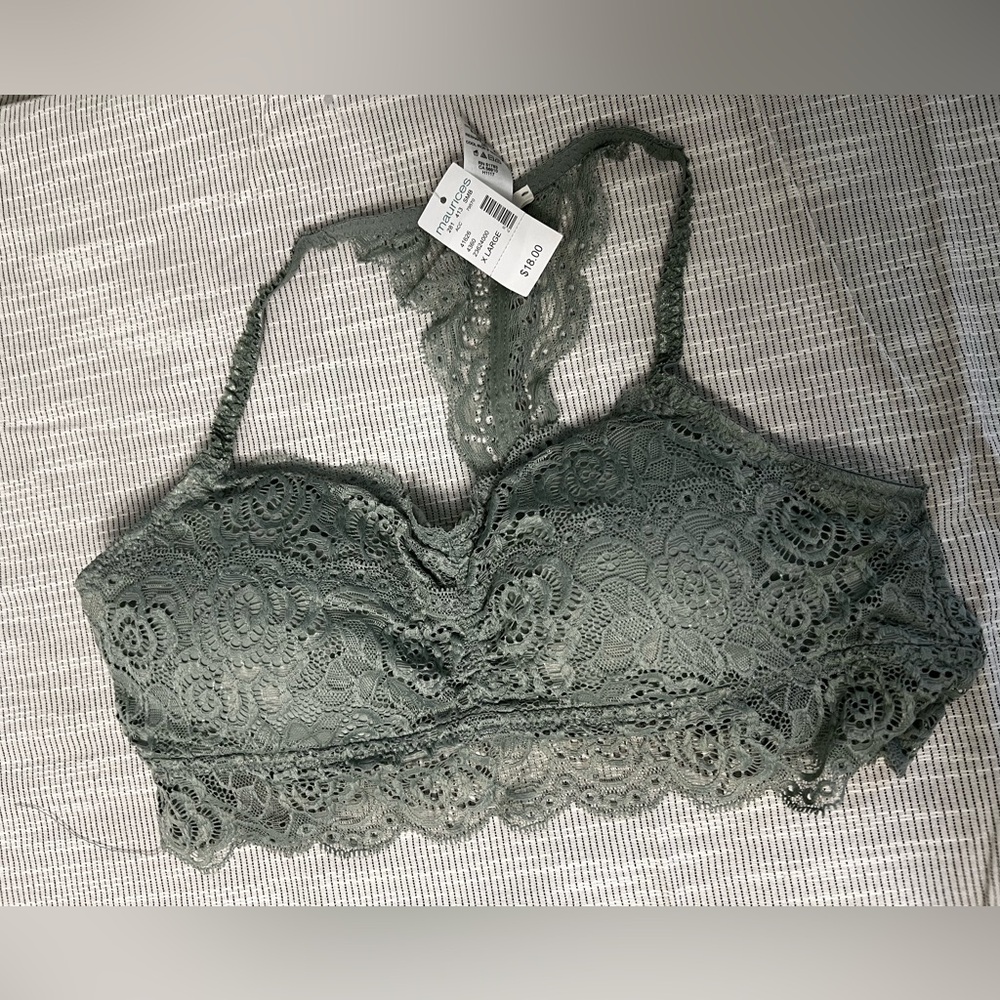 Maurices Lace Bralette in Sage